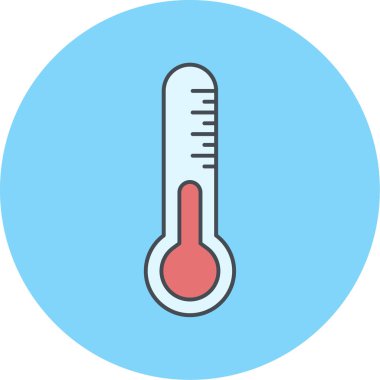 termometre simgesi vektör illüstrasyonu