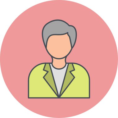 avatar simgesi vektör illüstrasyonu