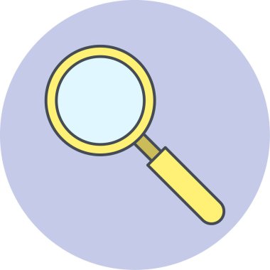 Arama simgesi vektör illüstrasyonu