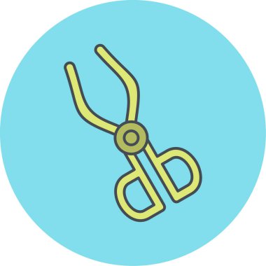 makas simgesi vektör illüstrasyonu