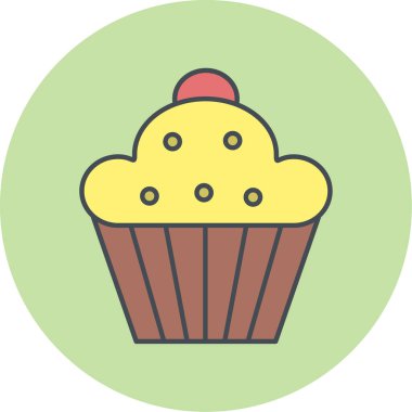 Tatlım. Web simgesi basit illüstrasyon