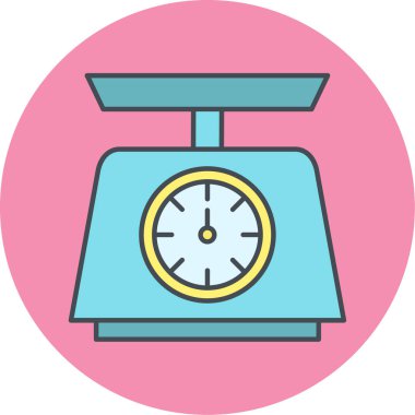 Ölçek. Web simgesi basit illüstrasyon