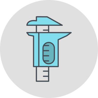 Modern b 'nin vektör illüstrasyonu eksik simgesi