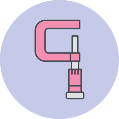 Bir inşaat simgesinin vektör illüstrasyonu