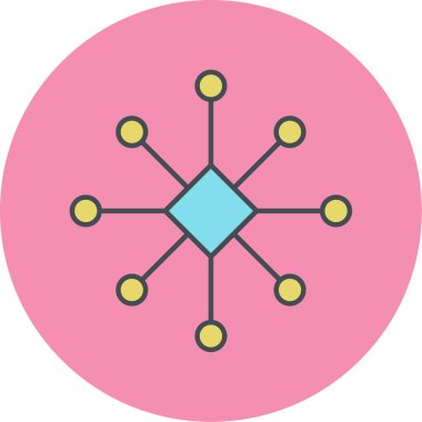 seo modern simgesinin vektör illüstrasyonu