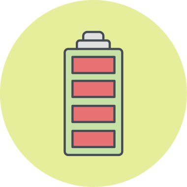 pil vektör illüstrasyonu