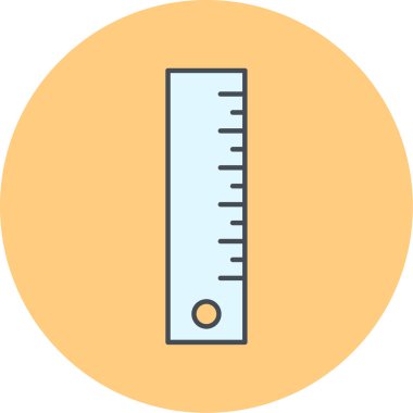 cetvel simgesi çizimi