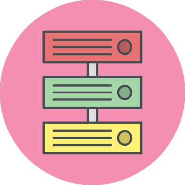 Veri merkezi. Basit resimleme