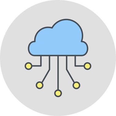 Bulut hesaplama. Web simgesi