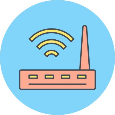 wifi simgesi vektör illüstrasyonu