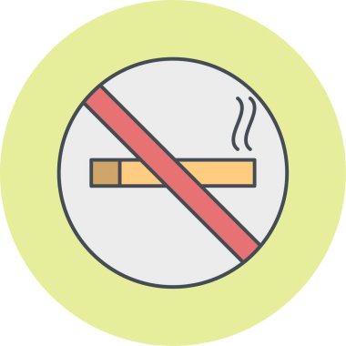 Dumanı tüten simge işareti çizimi yok