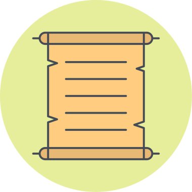 Bir kitap simgesinin vektör illüstrasyonu