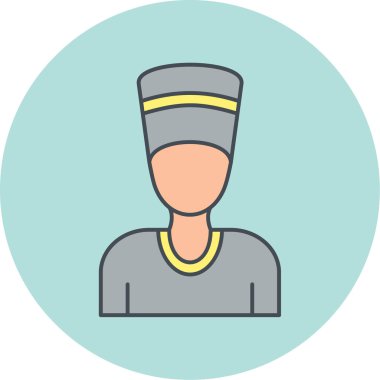 Bir doktor simgesinin vektör çizimi