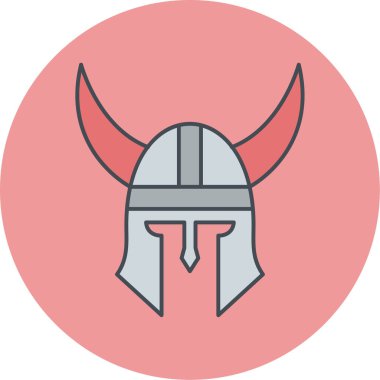 Viking simgesi, vektör illüstrasyonu