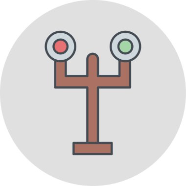 Vektör illüstrasyonu, simge ögesi arkaplanı