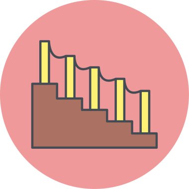 Bir iş simgesinin vektör illüstrasyonu