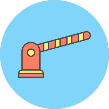 Trafik işareti simgesinin vektör illüstrasyonu