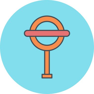 Modern b 'nin vektör illüstrasyonu eksik simgesi