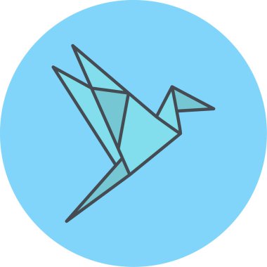 Kağıt uçak ikonu. vektör illüstrasyonu