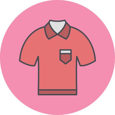 t-shirt vektör simgesi