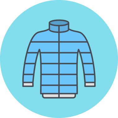 Ceket simge vektör çizim