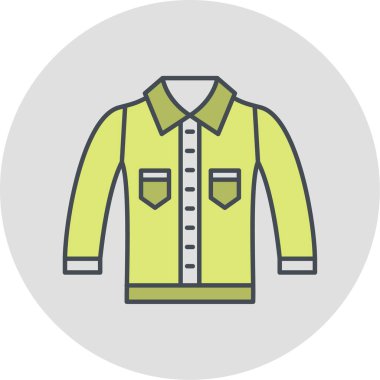 Ağ ve mobil uygulama tasarımınız için beyaz arkaplanda izole edilmiş ceket simgesi vektörü, askı logosu konsepti