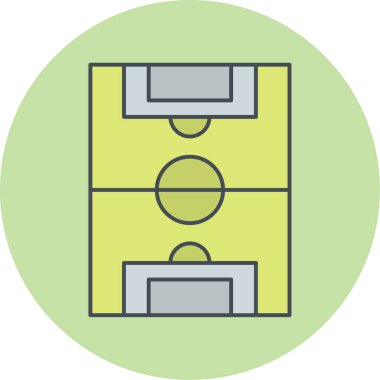 Futbol mu? Web simgesi basit tasarım