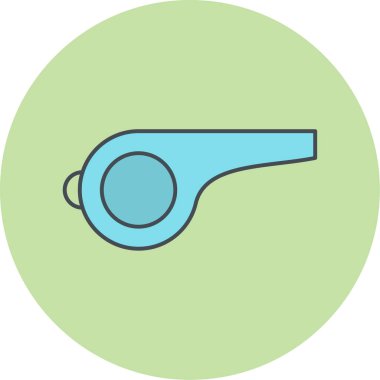 ıslık simgesi vektör illüstrasyonu