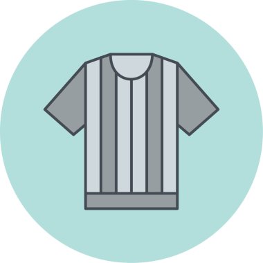 Tişört ikonu. vektör illüstrasyonu