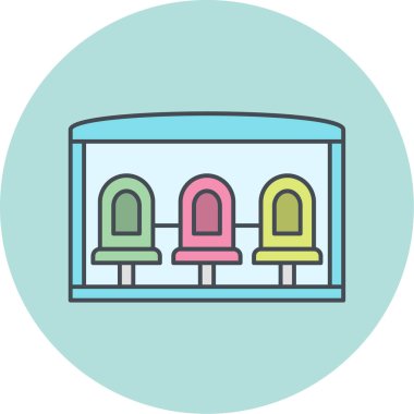 Modern b 'nin vektör illüstrasyonu eksik simgesi