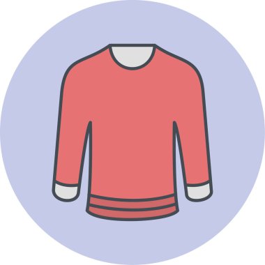 Kıyafetler. Web simgesi basit illüstrasyon