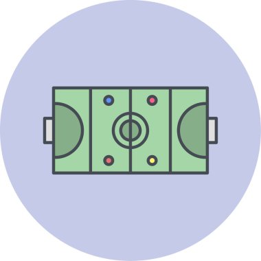 futbol oyuncusu simgesi, vektör illüstrasyonu