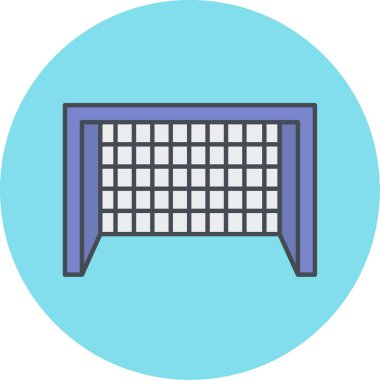 futbol ikonu vektör illüstrasyonu