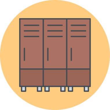 Mobilya simgesinin vektör illüstrasyonu