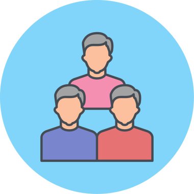 İnsan simgesinin vektör illüstrasyonu