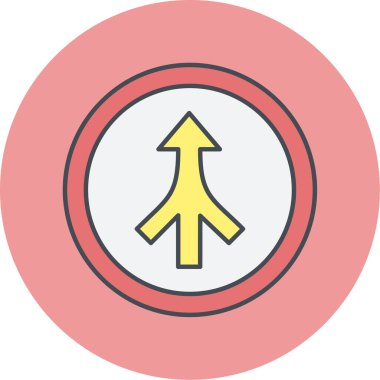 ok simgesi vektör illüstrasyonu