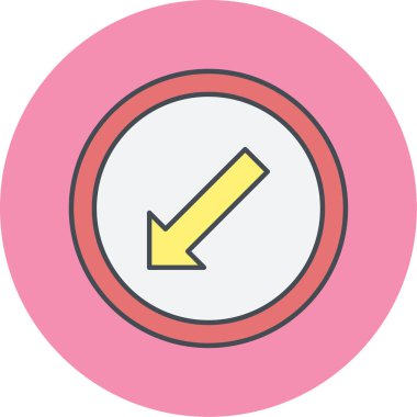 Temel simgenin vektör illüstrasyonu