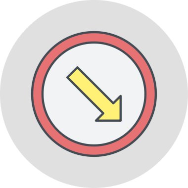 ok simgesinin vektör illüstrasyonu