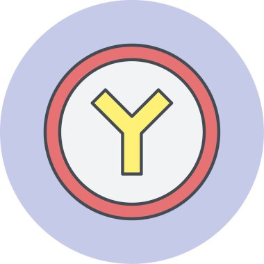 Güzel bir simgenin vektör illüstrasyonu