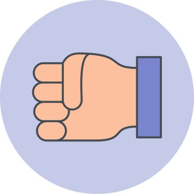 Elini ver. Web simgesi basit illüstrasyon