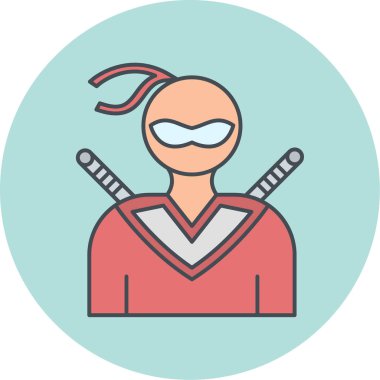 Bir insan simgesinin vektör illüstrasyonu