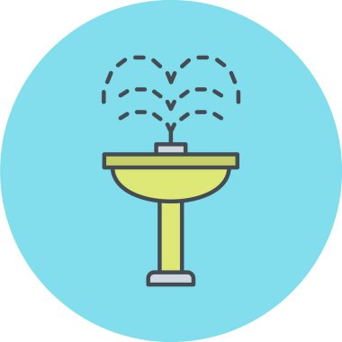 Modern b 'nin vektör illüstrasyonu eksik simgesi