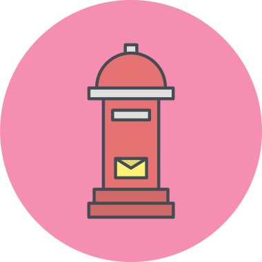 Modern B 'nin vektör illüstrasyonu kilisenin ikonundan yoksun