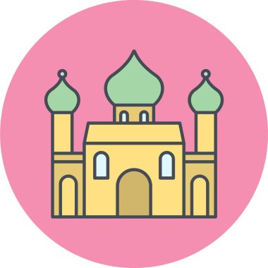 Cami simgesi, vektör resimleme