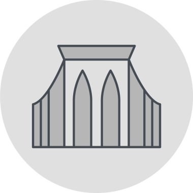 Modern yapı simgesinin vektör illüstrasyonu