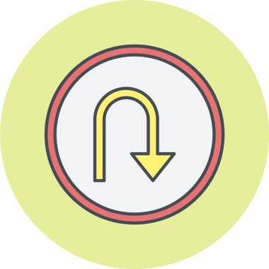 ok simgesinin vektör illüstrasyonu