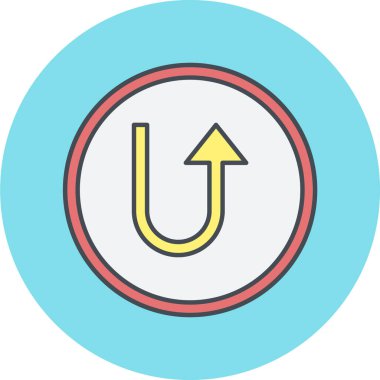 ok simgesinin vektör illüstrasyonu