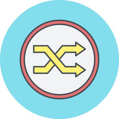 ok simgesinin vektör illüstrasyonu