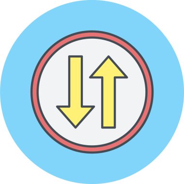 ok simgesinin vektör illüstrasyonu