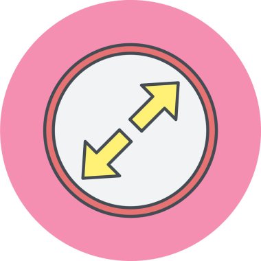 ok simgesi vektör illüstrasyonu